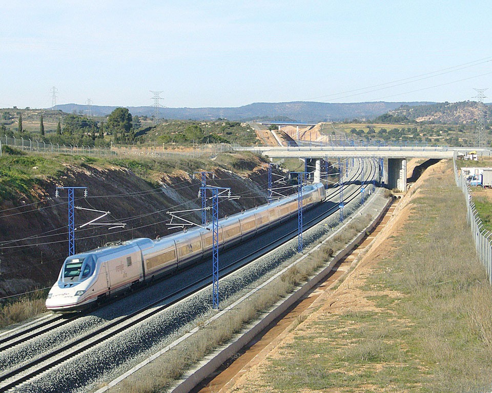 High speed line Madrid-Valencia